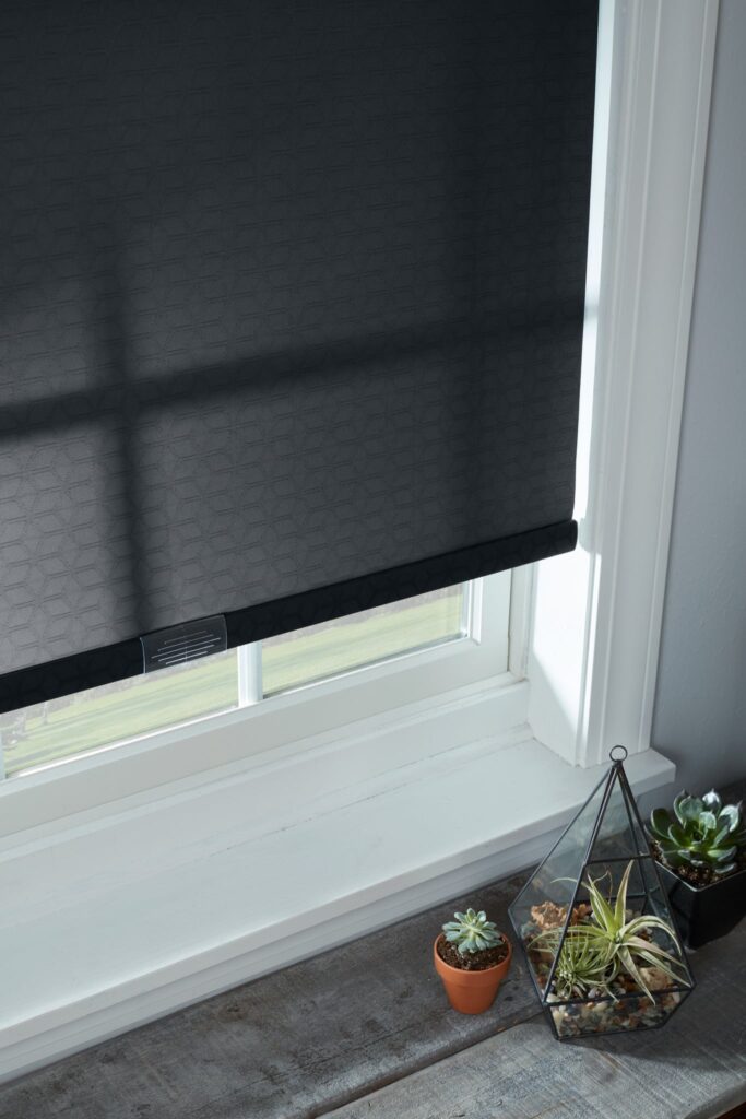 Black Roller Blind brandon