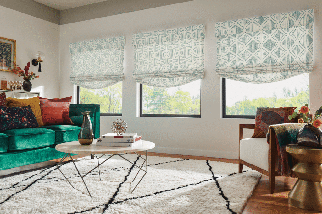 Relaxed Roman Shades brandon