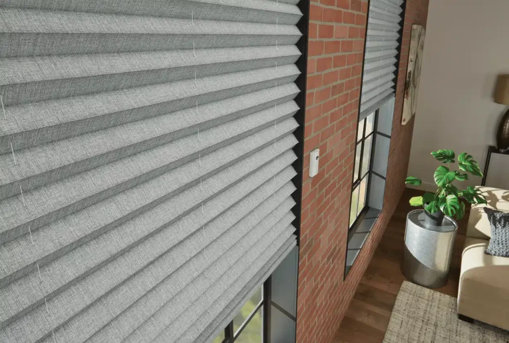 Textured Pleated Shades brandon